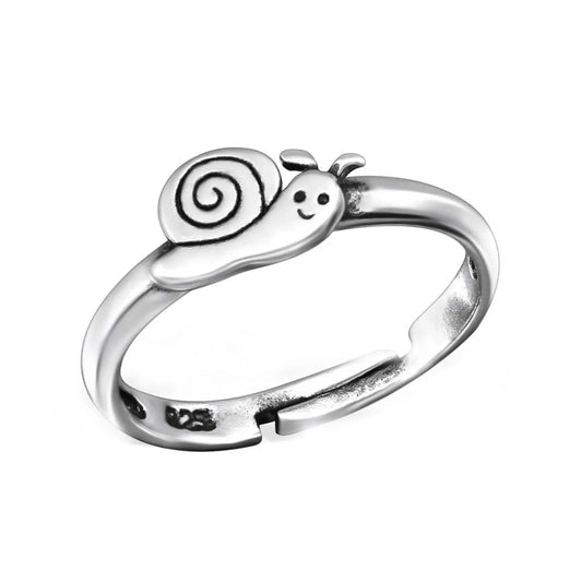 Kinderring kleine Schnecke 925 Silber