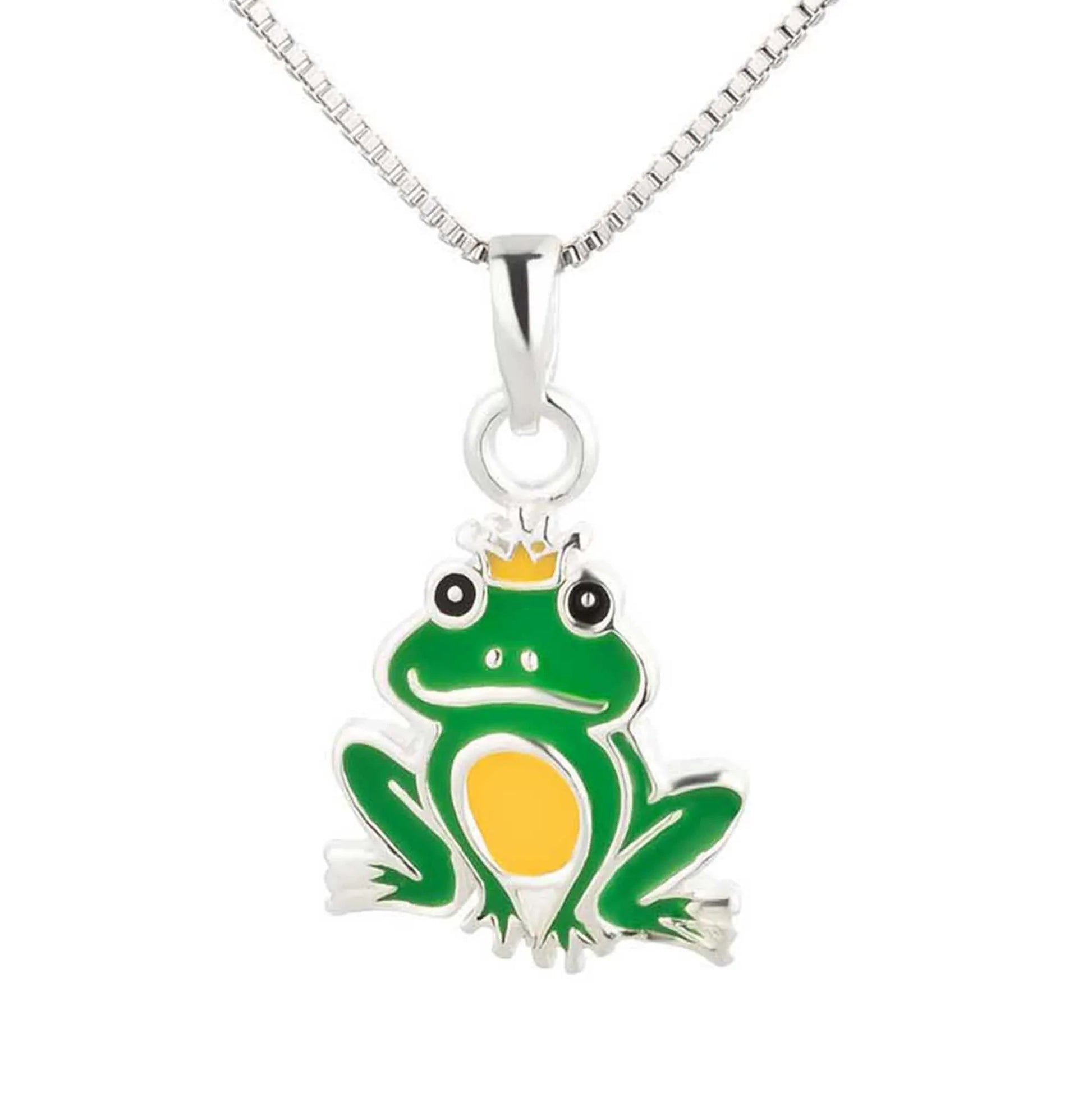 Kinder Anhänger Froschkönig 925 Silber