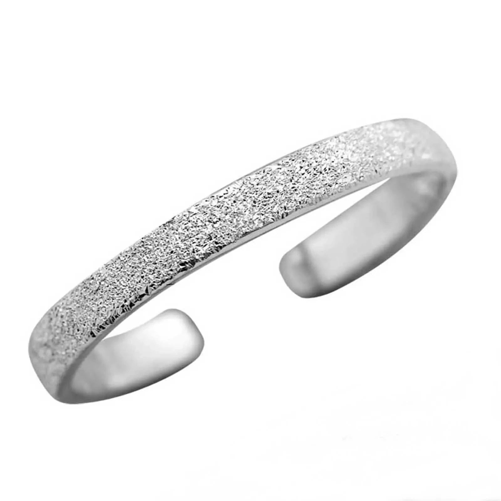 Zehenring Zehring schmal sandgestrahlt 925 Silber