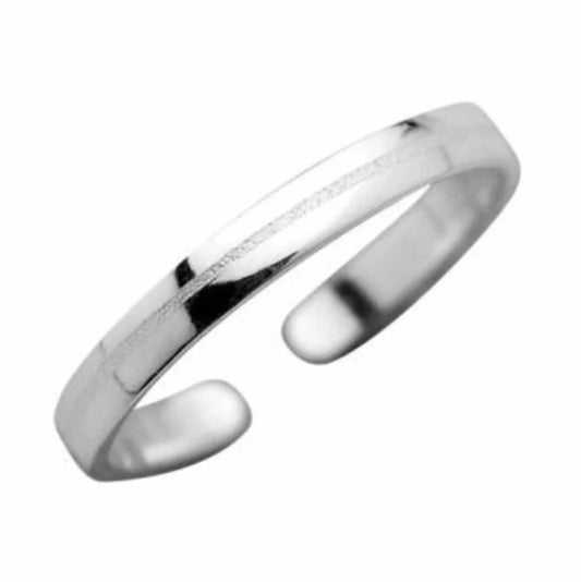 Zehenring Zehring sandgestrahlt 2 mm 925 Silber