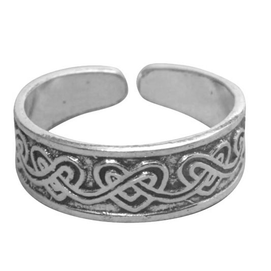 Zehenring Zehring Herz Antik 925 Silber