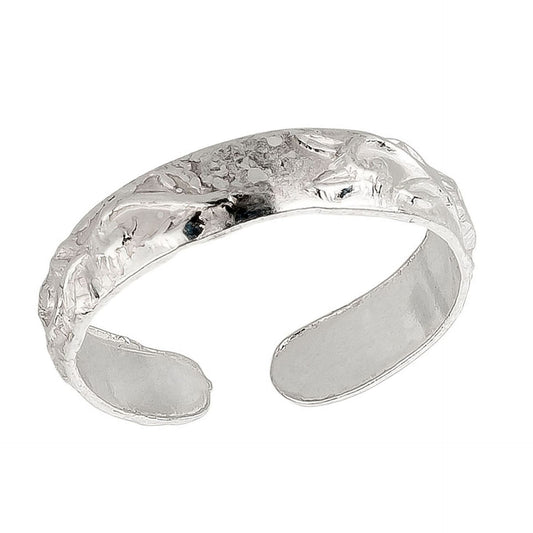 Zehenring Zehring feine Designstruktur 925 Silber