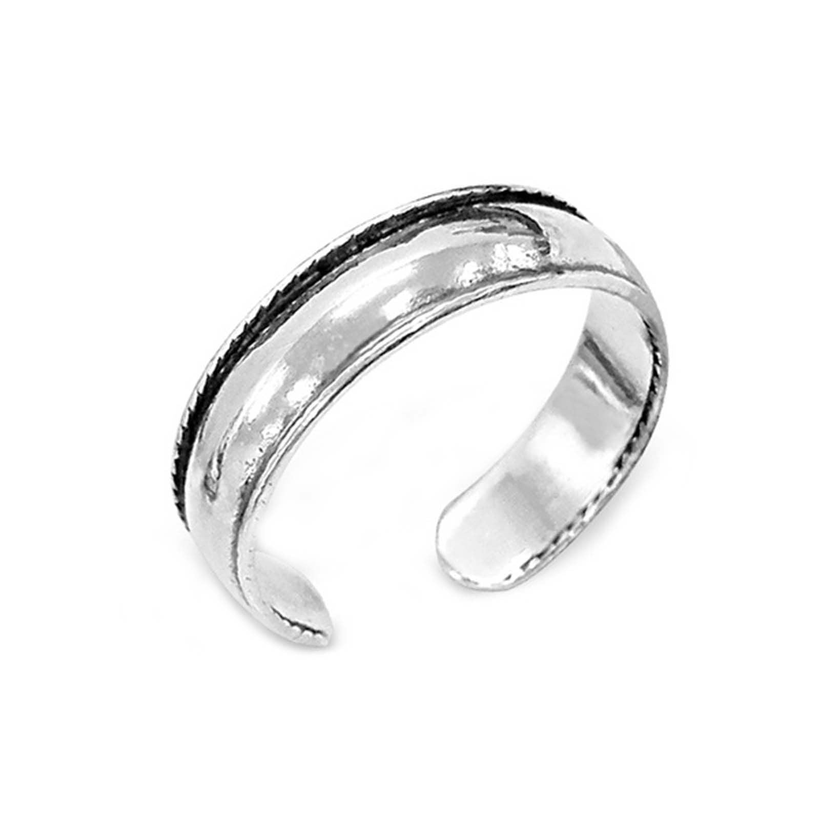 Zehenring Zehring Silbereinfassung 925 Silber