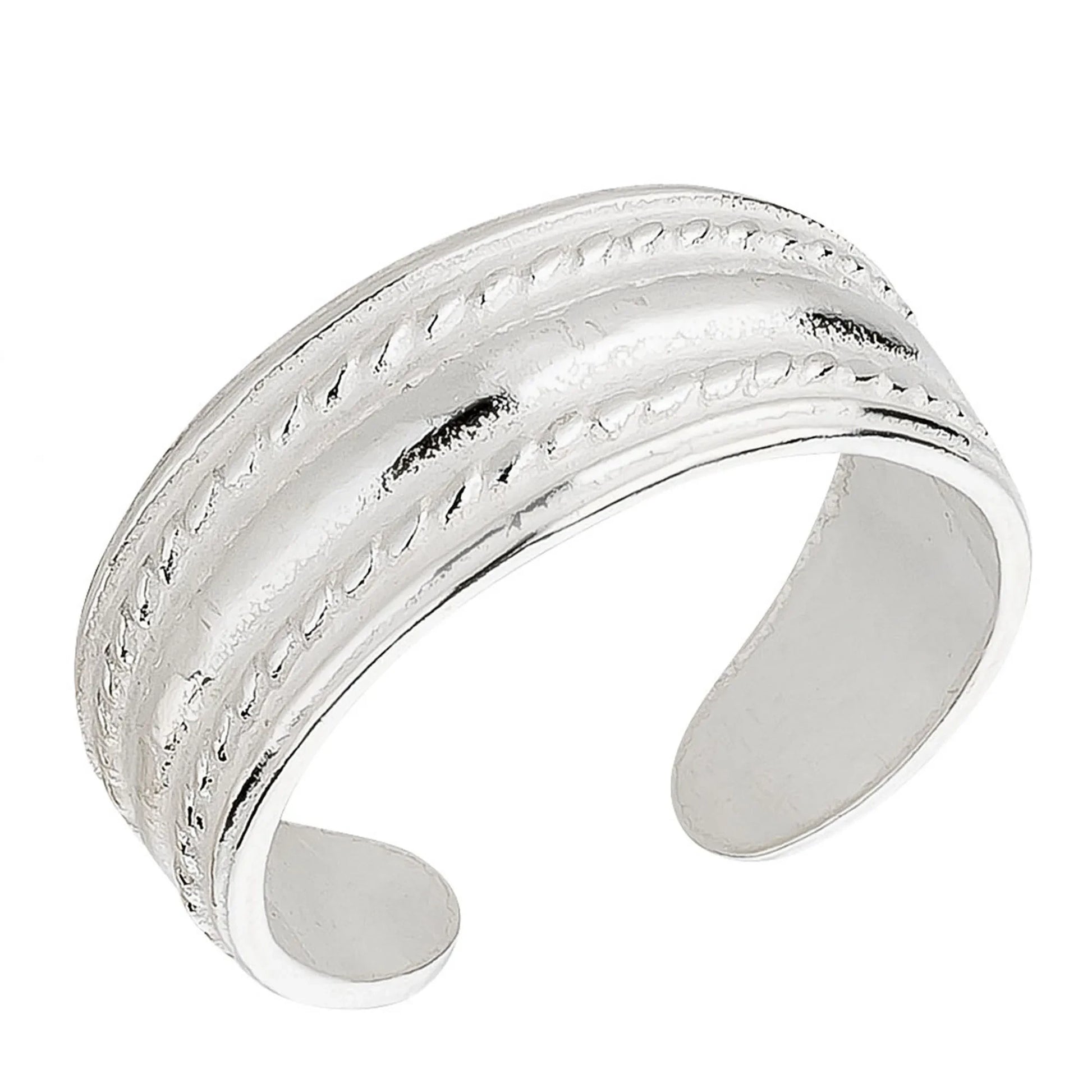 Eleganter breiter Zehenring Zehring 925 Silber