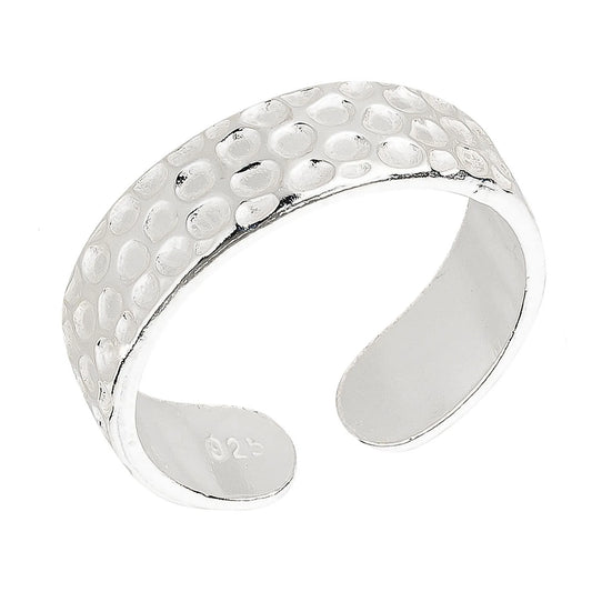 Zehenring Zehring feine Strukturdesign 925 Silber