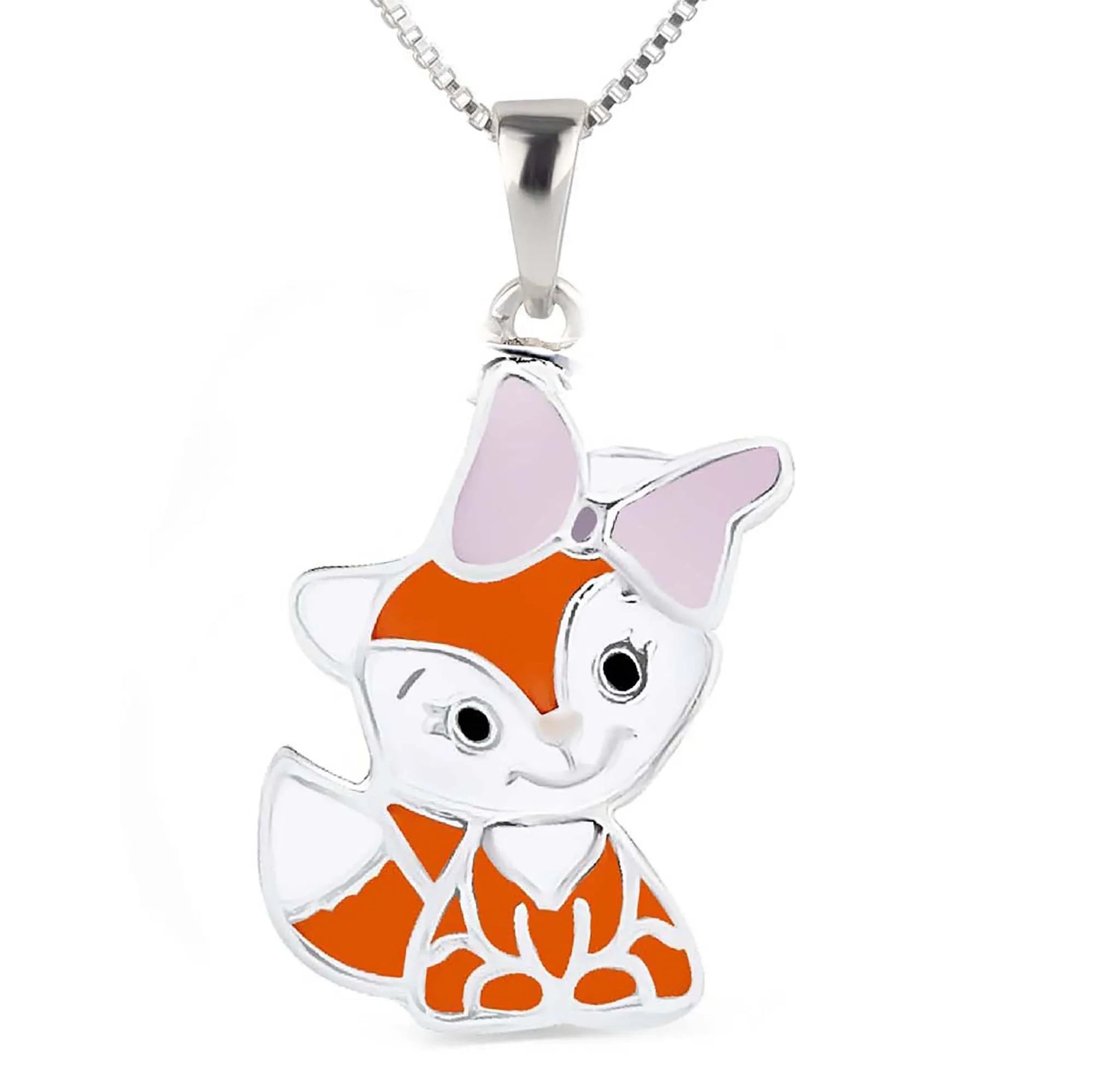 Kinder  Anhänger Fuchs Mädchen 925 Silber