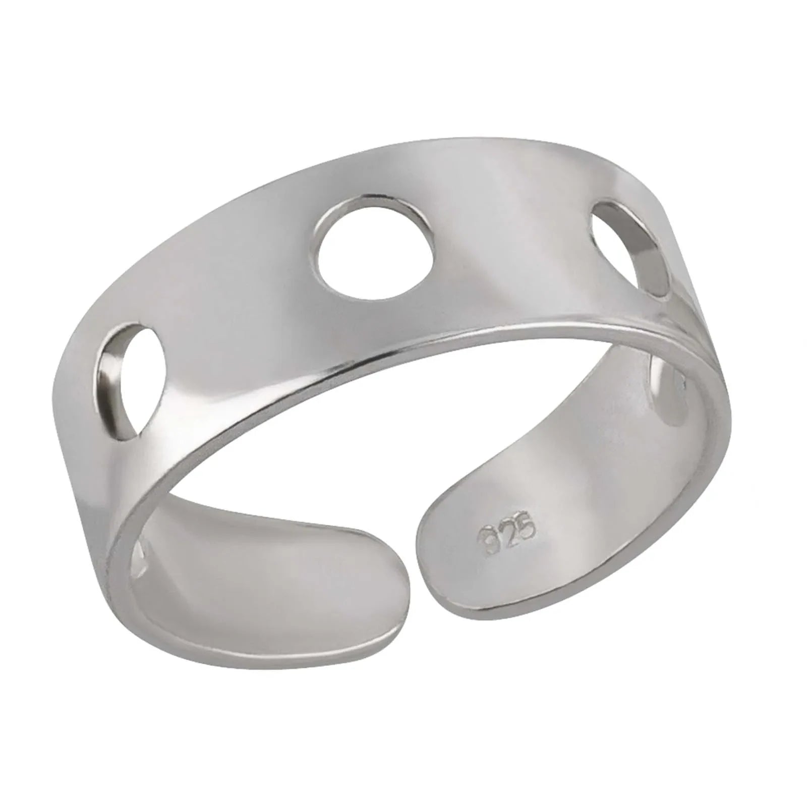Zehenring Zehring mit Loch 925 Silber