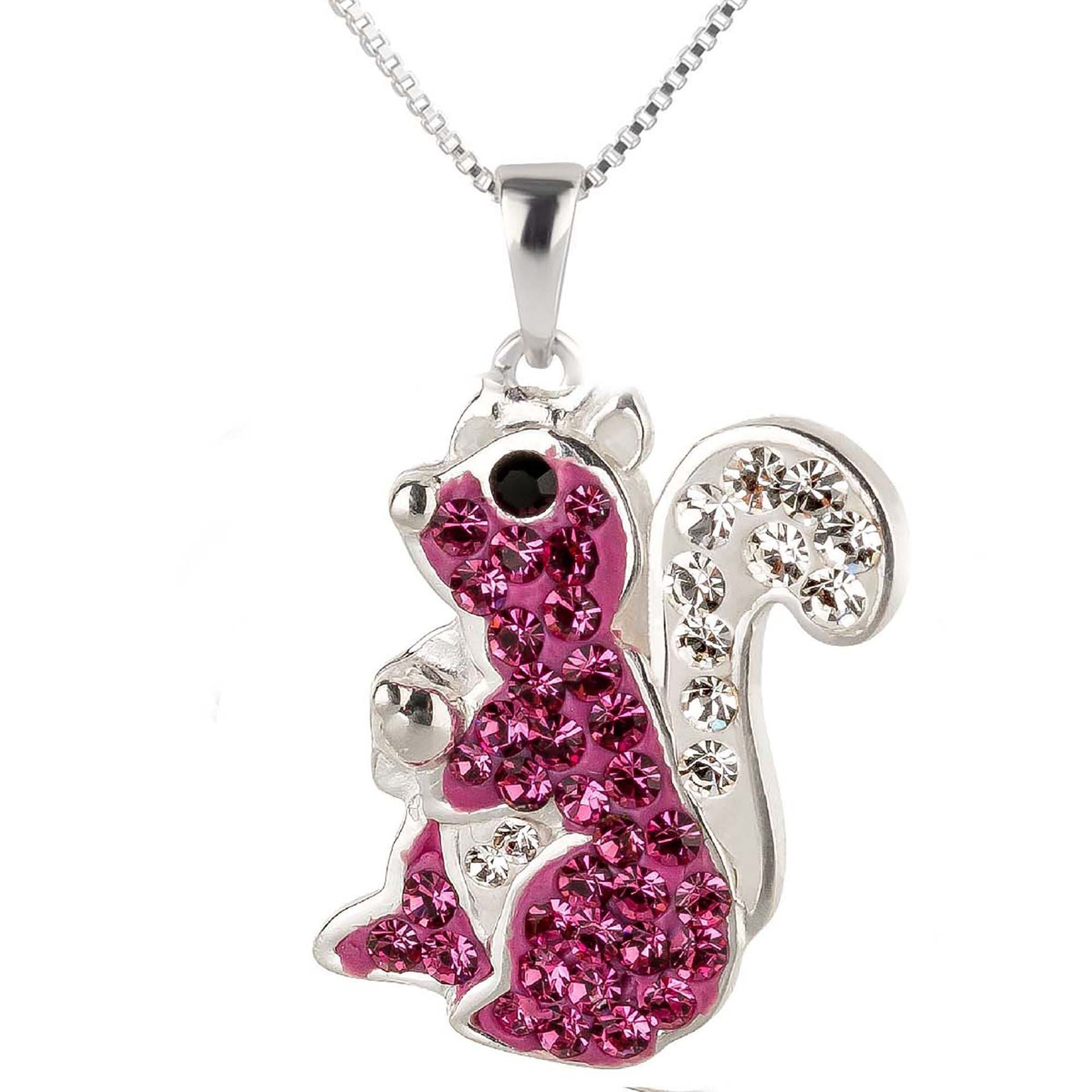 Kinder Anhänger Eichhörnchen 925 Silber