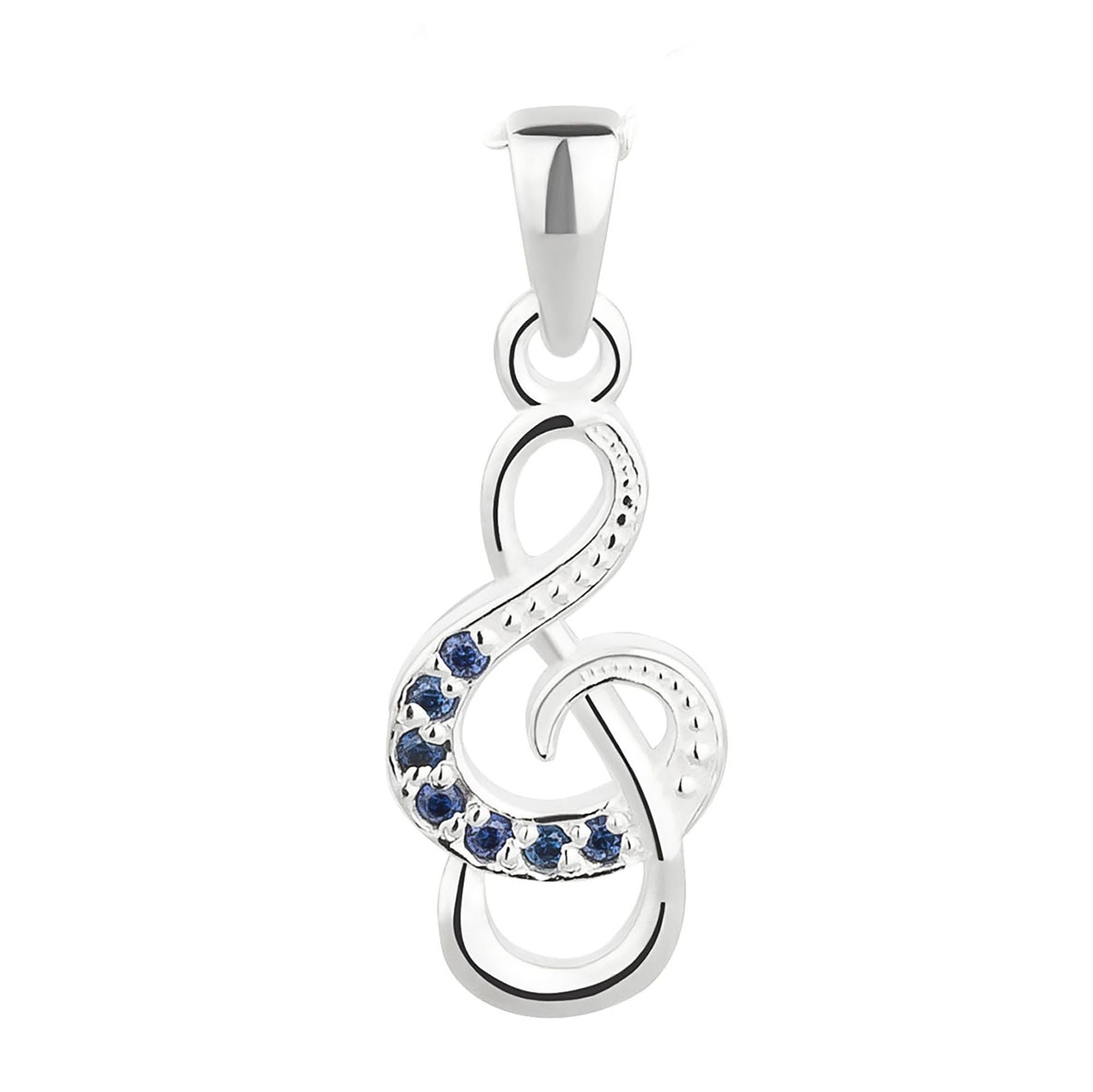 Anhänger Musiknote 925 Silber