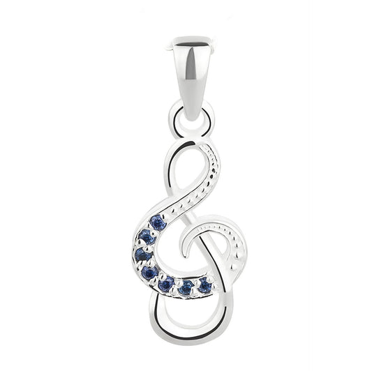 Anhänger Musiknote 925 Silber