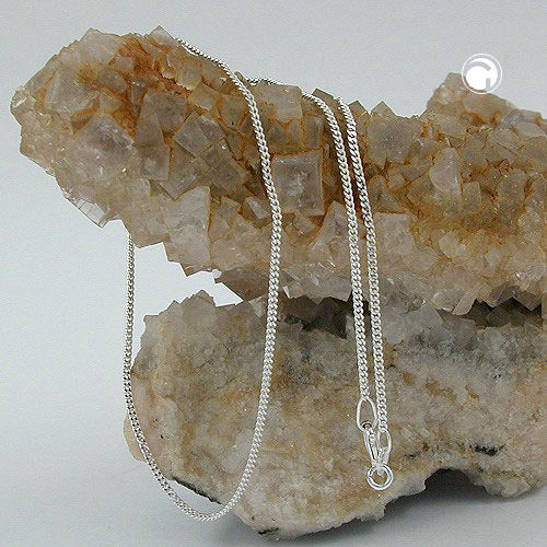 Kette Panzerkette 1.1 mm - Zwischenöse- 925 Silber