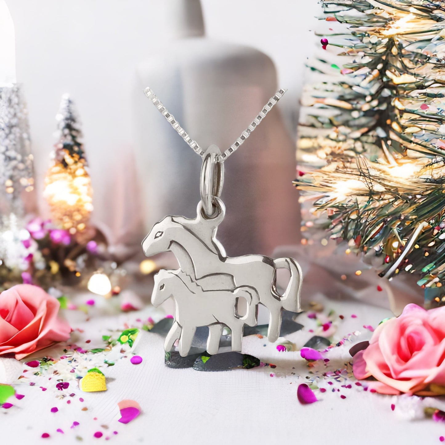 Anhänger Pferd Fohlen 925 Silber