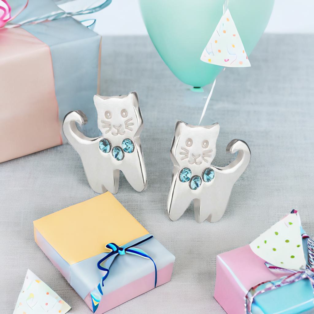 Kinderohrringe Ohrstecker Katze 925 Silber