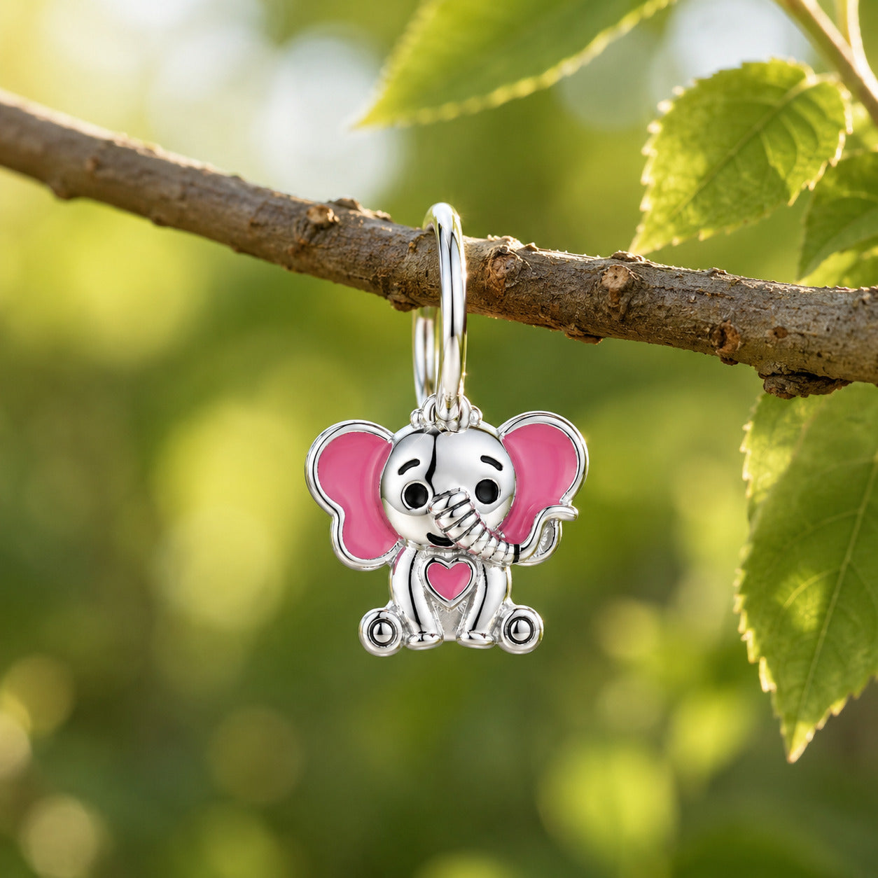 Ohrringe Kinder Mädchen Elefant 925 Silber Brisur Ohrhänger